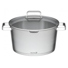 G21 Gourmet Magic 53369 Hrnec s cedníkem a poklicí, nerez - 28 cm