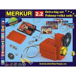 Stavebnice MERKUR 2.2 Pohony a převody v krabici 36x27cm