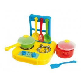 Party World Wader - Plynový sporák s nádobím 2plast 9ks v síťce