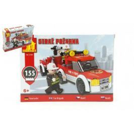 Stavebnice Dromader Hasiči Auto 21405 155ks v krabici 25,5x18,5x4,5cm