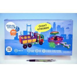 Stavebnice Seva City mini 2 plast 233ks v krabici 31,5x16,5x7,5cm