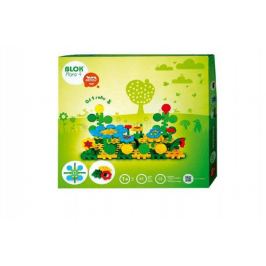 Stavebnice Blok Flora 4 plast 85ks v krabici 35x33,5x5,5cm 12m+