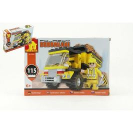 Stavebnice Dromader Auto Sklápěč 29401 115ks v krabici 22x15x4,5cm
