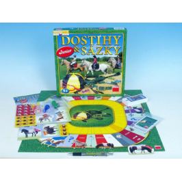 Dostihy a sázky junior společenská hra v krabici 29,5x29,5x4,5cm
