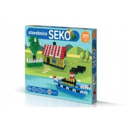 Stavebnice Seko 4 plast 600ks v krabici 35x29x3,5cm