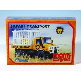 Stavebnice Monti 51 Safari-Mercedes Unimog v krabici 22x15x6cm