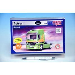Stavebnice Monti 53 Tahač Actros L-MB 1:48 v krabici 22x15x6cm