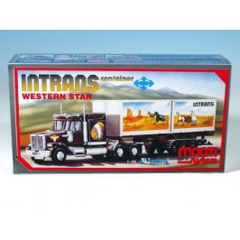 Stavebnice Monti 25 Intrans Container Western star 1:48 v krabici 31,5x16,5x7,5cm