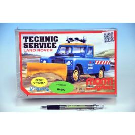 Stavebnice Monti 01 Technic service Land rover 1:35 v krabici 22x15x6cm