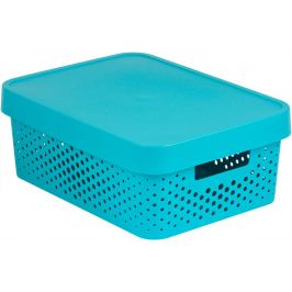 CURVER INFINITY DOTS Úložný box 11L - modrý