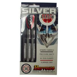 Harrows SOFT SILVER ARROW Šipky s plastovým hrotem 18g