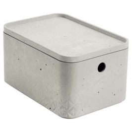 CURVER BETON Úložný box s víkem - S