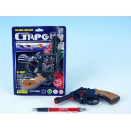 Pistole - Kapslovka 15cm 8 ran na kartě