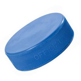 Hokejový puk Hejduk modrý JR