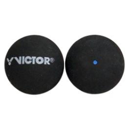 Míček pro squash Victor - 1 modrá tečka (v krabičce) 1 kus