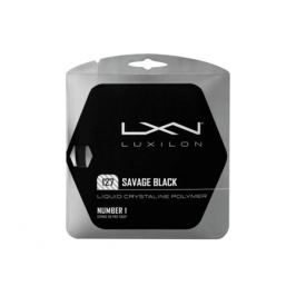 Tenisový výplet Luxilon Savage 127 Black