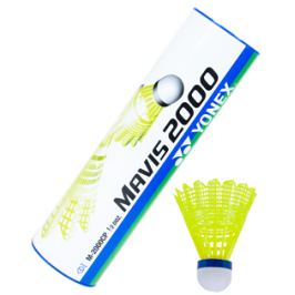 Badmintonové míče Yonex Mavis 2000 Yellow (dóza po 6 ks)