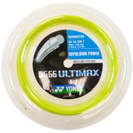 Badmintonový výplet Yonex BG 66 Ultimax Yellow (0.65 mm) - ROLE 200 m