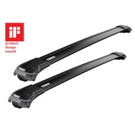 Střešní nosič wingbar edge černý pro Nissan Pathfinder (R52) 5-dr SUV se střešními podélníky (hagusy) 2013+