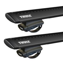 Střešní nosič Thule Renault Alaskan 4-dr Double-cab se střešními podélníky (hagusy) 2018+ s hliníkovou tyčí černý