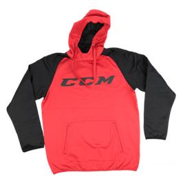 Mikina CCM Pullover Hood Red/Black SR