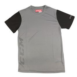 Triko CCM Tech Tee Dark Grey/Black SR