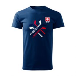 Pánské tričko Hockey Slovakia překřížené hokejky