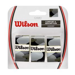 Omotávka na rakety vrchní Wilson Camo Overgrip Black (3 ks)