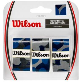 Omotávka na rakety vrchní Wilson Camo Overgrip Blue (3 ks)
