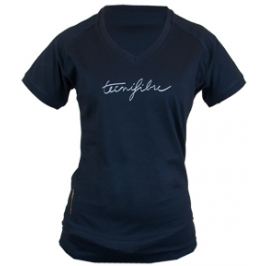 Dětské tričko Tecnifibre Lady Cotton Black