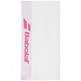 Ručník Babolat Towel White/Pink (100x50 cm)