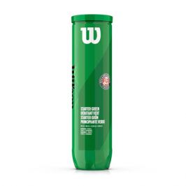 Dětské tenisové míče Wilson Roland Garros Green (4 ks)