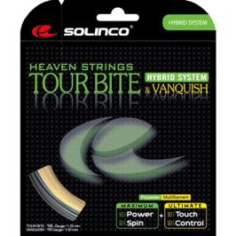 Tenisový výplet Solinco Tour Bite + Solinco Vanquish (12 m)