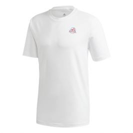 Pánské tričko adidas Tennis Graphic Logo White