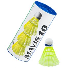Badmintonové míče Yonex Mavis 10 Yellow (dóza po 3 ks)