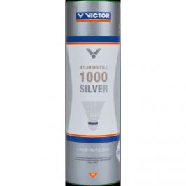 Badmintonové míče Victor Nylon Shuttle 1000 Silver - White 6 ks