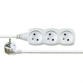 Emos prodlužovací 250V, 3x zásuvka, 2m bílý