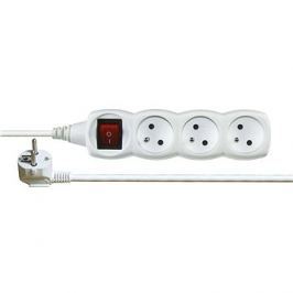 Emos prodlužovací 250V, 3x zásuvka, 3m, bílý
