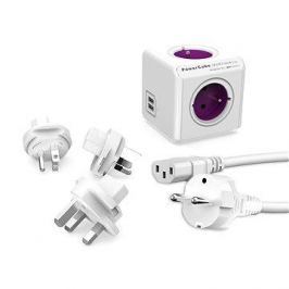 PowerCube Rewirable USB + Travel Plugs + IEC kabel