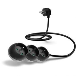 CONNECT IT prodlužovací 230 V, 3 zásuvky, 1.5m, černý