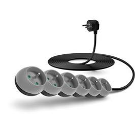 CONNECT IT prodlužovací 230 V, 6 zásuvek, 5m, šedý