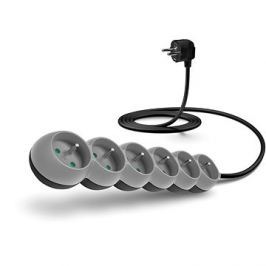 CONNECT IT prodlužovací 230 V, 6 zásuvek, 2m, šedý