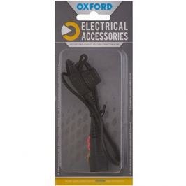 OXFORD prodloužený kabel s očkovými klipy a pojistkou, (konektor SAE, délka kabelu 0,5m)