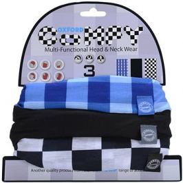 OXFORD nákrčníky Comfy Gingham, (sada 3ks)