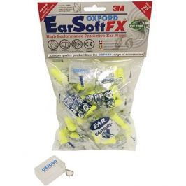 OXFORD PU špunty do uší Earsoft FX, (SNR - průměrná hodnota snížení hluku 39 dB, obchodní balení 25