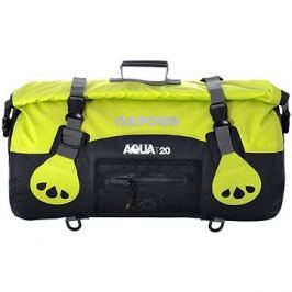 OXFORD vodotěsný vak Aqua20 Roll Bag, (černý/fluo, objem 20l)