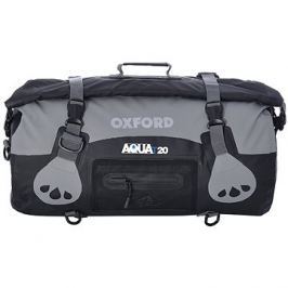OXFORD vodotěsný vak Aqua20 Roll Bag, (černý/šedý, objem 20l)