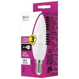 EMOS LED žárovka Classic Candle 6W E14 neutrální bílá