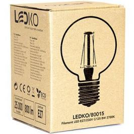 LEDKO FILAMENT G120 E27 8W 2700K